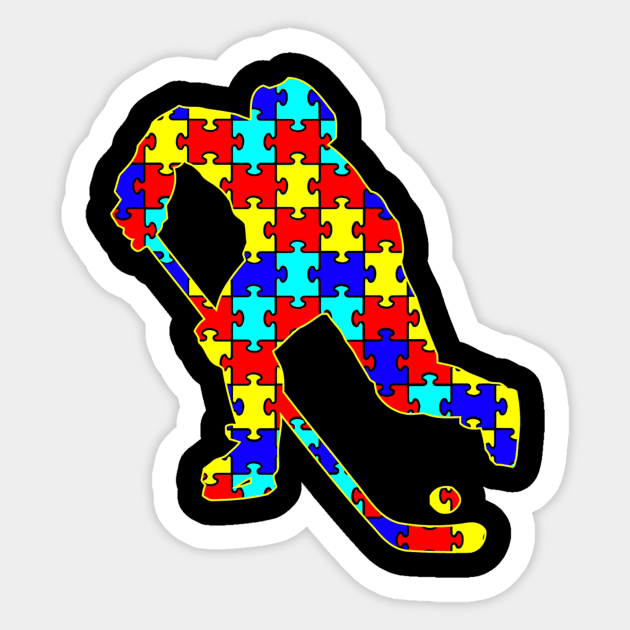 Hockey Autism Puzzle Sticker by Danielsmfbb